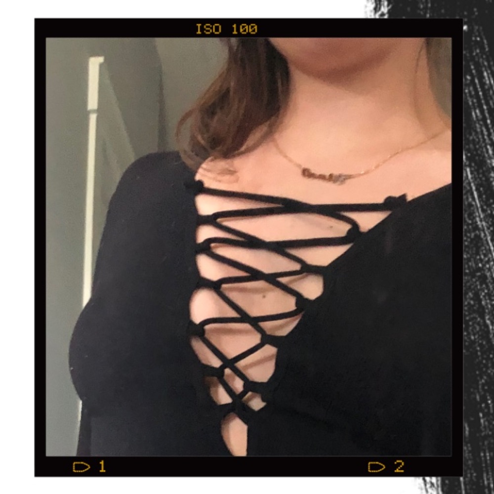 Lace Up Top